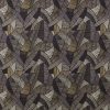 black-grey botanical printed fabric from iLiv