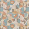 multicolour geometric printed fabric from iLiv
