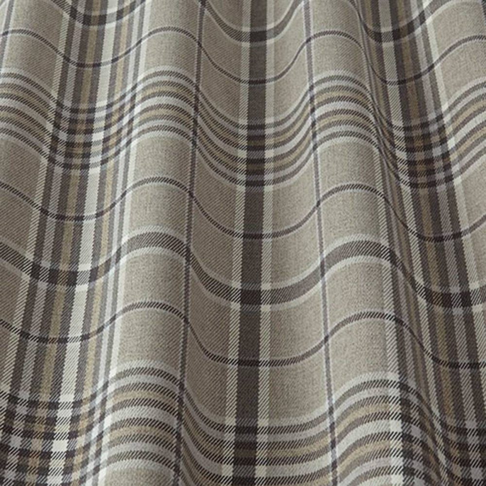 Heathcliff Fabric - Arctic by black-grey checked woven fabric from iLiv