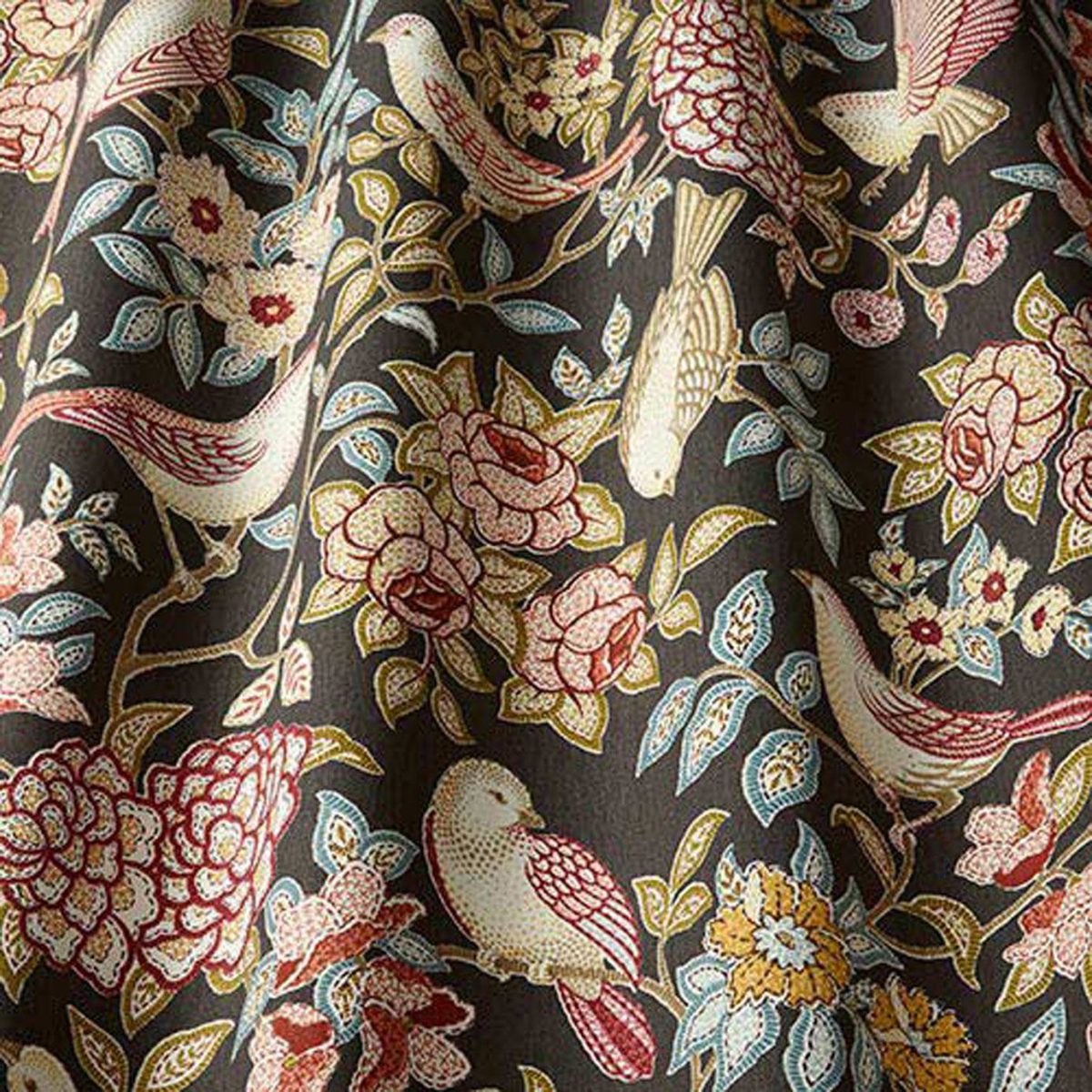 Heritage Fabric - Cedar by multicolour animal cotton fabric from iLiv