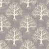 black-grey botanical cotton fabric from iLiv