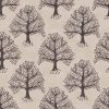 black-grey botanical cotton fabric from iLiv