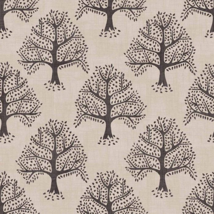 Great Oak Fabric - Coal swatch