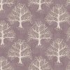 purple botanical cotton fabric from iLiv