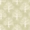 green botanical cotton fabric from iLiv