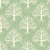 green botanical cotton fabric from iLiv