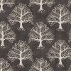 black-grey botanical cotton fabric from iLiv