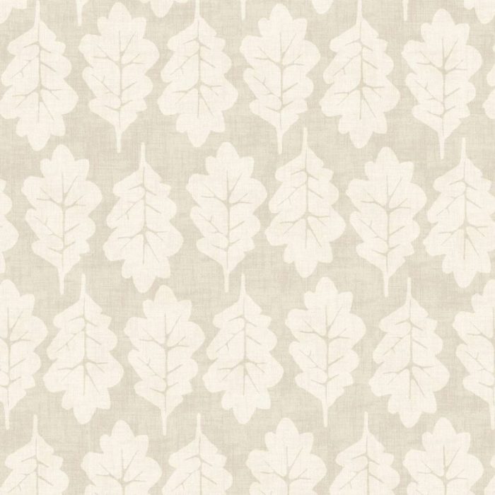 Oak Leaf Fabric - Pebble swatch