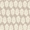 black-grey botanical cotton fabric from iLiv