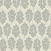 black-grey botanical cotton fabric from iLiv