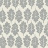 black-grey botanical cotton fabric from iLiv