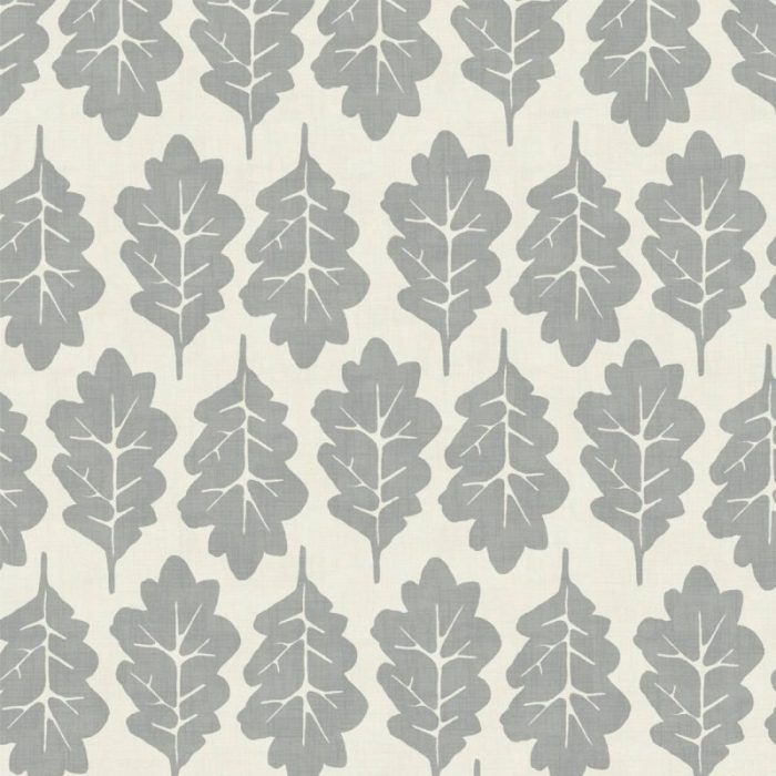 Oak Leaf Fabric - Dove swatch