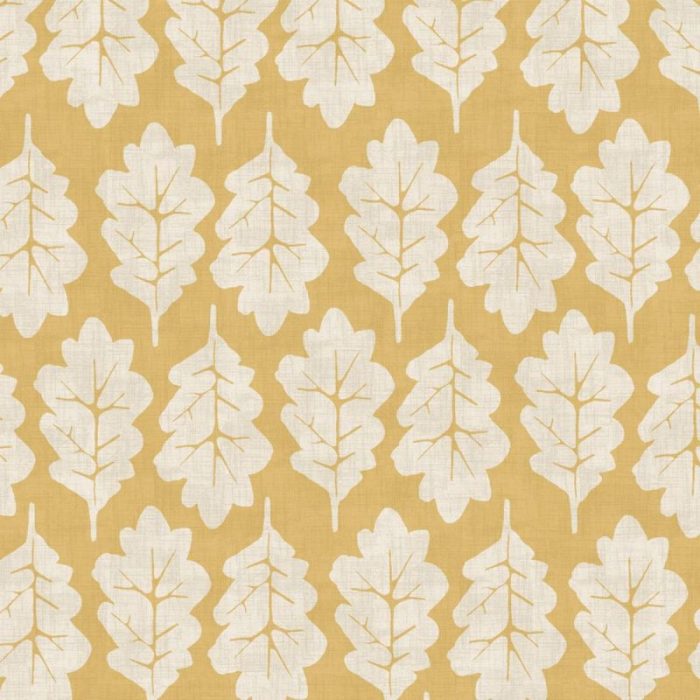 Oak Leaf Fabric - Sand swatch