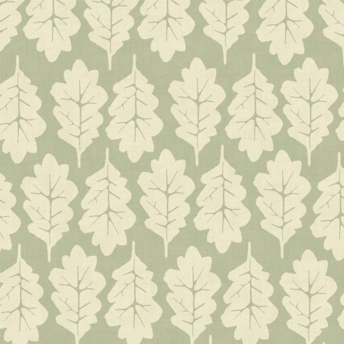 Oak Leaf Fabric - Lemongrass swatch