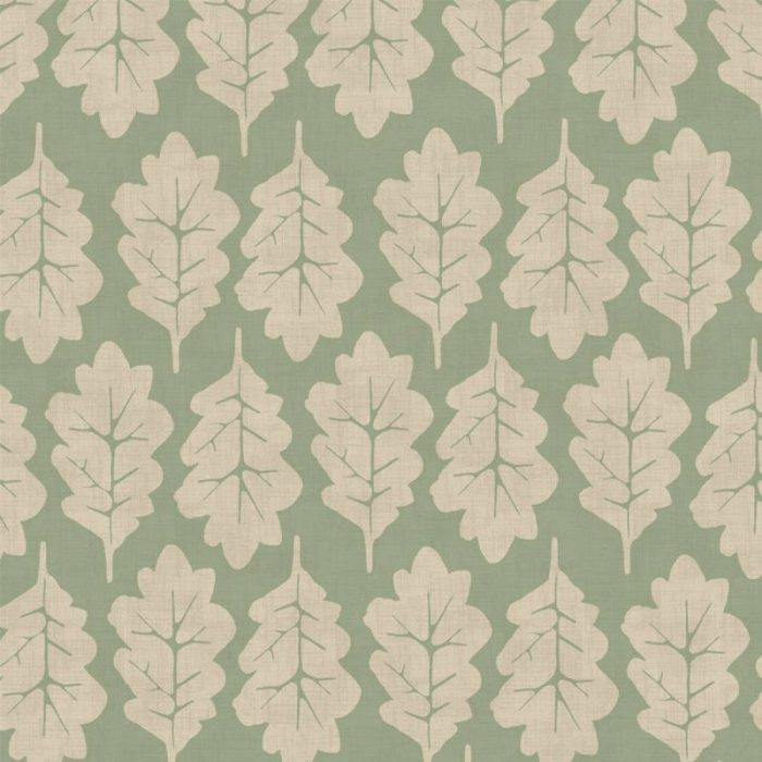 Oak Leaf Fabric - Lichen swatch