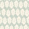 blue botanical cotton fabric from iLiv