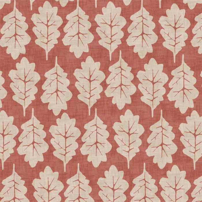 Oak Leaf Fabric - Gingersnap swatch