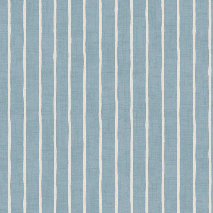 Pencil Stripe Fabric - Ocean swatch