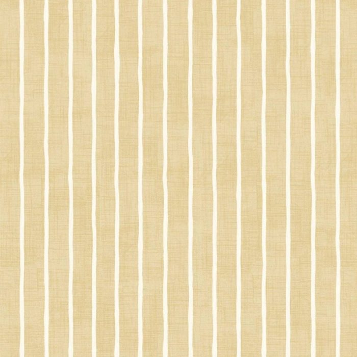 Pencil Stripe Fabric - Ochre swatch