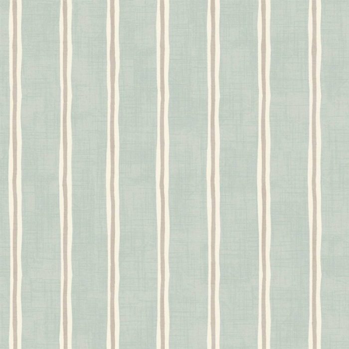 Rowing Stripe Fabric - Duckegg swatch