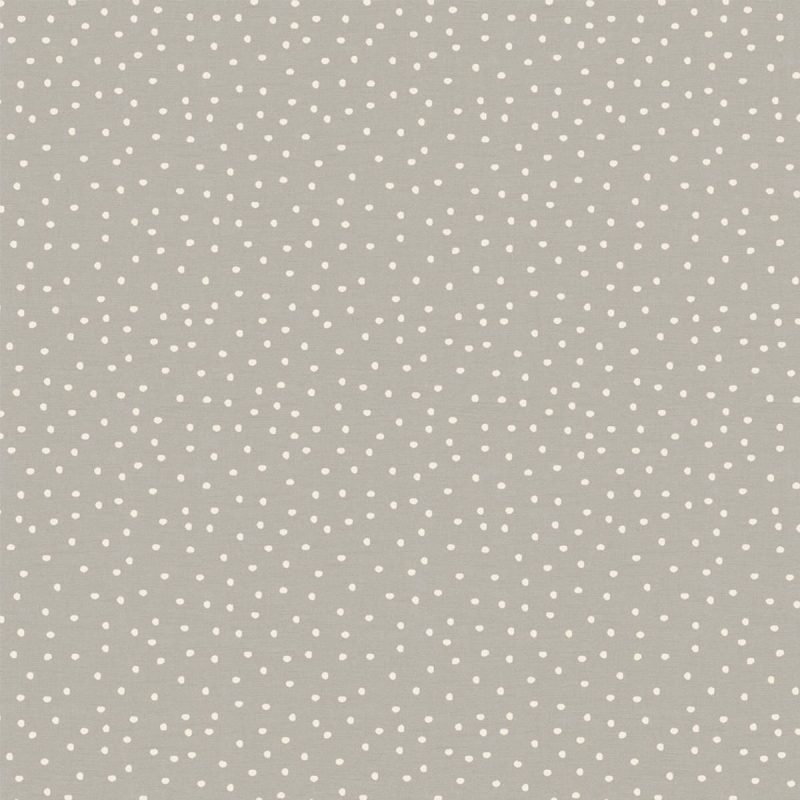 Spotty Fabric - Dove by black-grey spotted cotton fabric from iLiv