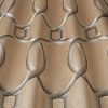 brown geometric embroideried fabric from iLiv