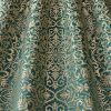 green traditional jacquard fabric from iLiv