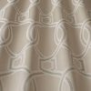 black-grey geometric embroideried fabric from iLiv