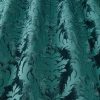 green botanical velvet-chenille fabric from iLiv