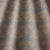 brown botanical embroideried fabric from iLiv