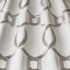black-grey geometric embroideried fabric from iLiv