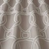 black-grey geometric embroideried fabric from iLiv