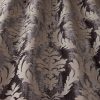black-grey botanical velvet-chenille fabric from iLiv