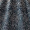 blue botanical jacquard fabric from iLiv