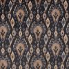 black-grey traditional velvet-chenille fabric from iLiv