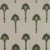 green misc embroideried fabric from iLiv