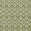 green geometric cotton fabric from iLiv