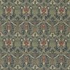 blue botanical linen fabric from William Morris & Co