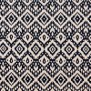 black-grey geometric cotton fabric from iLiv