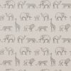 white animal cotton fabric from iLiv