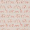 orange animal cotton fabric from iLiv