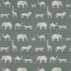 green animal cotton fabric from iLiv