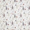 black-grey botanical cotton fabric from iLiv