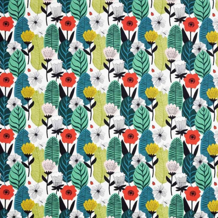 Blooma Fabric - Poppy swatch