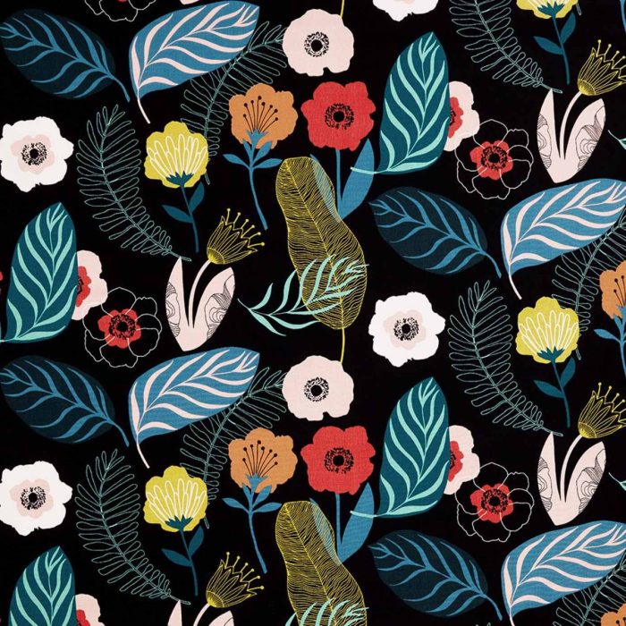 Levande Fabric - Jet swatch