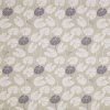 black-grey botanical cotton fabric from iLiv