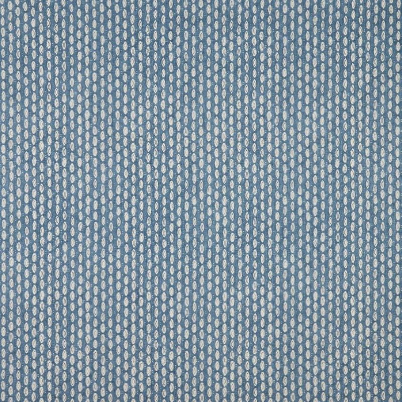 Maala Fabric - Petrol by blue spotted cotton fabric from iLiv
