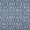 blue botanical cotton fabric from iLiv
