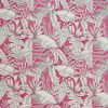 pink botanical cotton fabric from iLiv