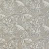 black-grey botanical cotton fabric from iLiv